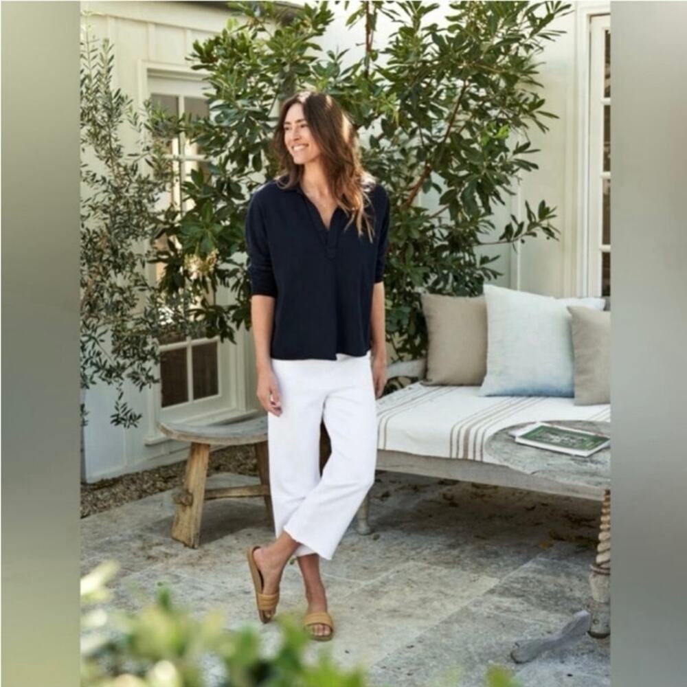 Frank & Eileen Catherine Favorite Sweatpant White Triple Fleece Size XS